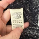 Free People  Women’s Medium Grey Stretchy Henley Slinky Hacci Top Striped Boho Photo 2