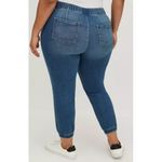Torrid 3 Denim Jogger Knit High-Rise Elastic Waist Drawstring Jeans 3x 22 24 Photo 2