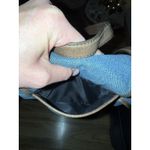 Guess Y2K VTG  Denim Jean Leather Cord Shoulder Bag Crossbody Saddle Brown Photo 11