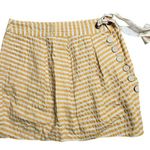 Anthropologie  Leifsdottir Striped Yellow Skirt Size: 6 Photo 0