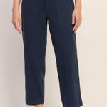 Everlane  The Organic Utility Pant In Navy Size 4 organic cotton Photo 0