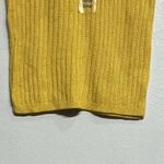 Knit Street Yellow Short Sleeve Sweater Sz S NWT Photo 3