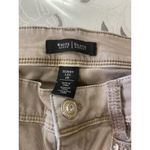 White House | Black Market  Skinny Leg Rhinestone Ankle Lace up Jeans Pants Photo 2