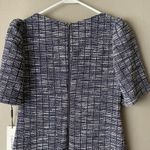 Calvin Klein  sz 4 navy tweed mini‎ sheath dress  NWT $120 Photo 7