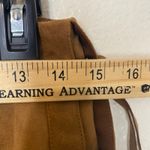 Timing  Brown Faux Suede Boho Western Fringe Mini Skirt Size Small Photo 4