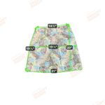 Peter Millar  Golf Womens Skirt Skort Size 4‎ Blue yellow spotted Pockets zip Photo 8