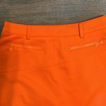PGM Women's Breathable High Waste Orange Golf Athletic Skort 29 Photo 4