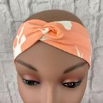 Handmade Buck Forest Orange & White Faux Turban Knottie Photo 3