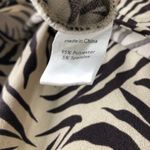 Leota Womens Perfect Wrap Zebra Safari Dress 3/4 Sleeve Beige Plus Size 1X Photo 7
