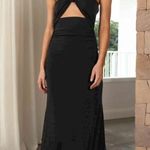 MISHA Lydia Midi Dress In Black Size 2 Photo 2