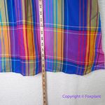 Ann Taylor New!  Petite‎ Madras Plaid Belted Halter Dress, size 2P Photo 7