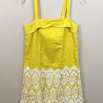 Anthropologie Anthro Floreat Rare Yellow White Cloud Sun Dress Photo 1