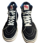 Vans Sk8-Hi Black Suede High Top Rose Embroidered Unisex Sneakers M6.5 / W8.0 Photo 4