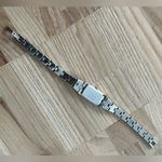 Seiko Ladies Watch Two-Tone Bracelet White Rectangular Dial Cocktail New Battery Photo 9