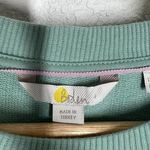 Boden Terry Knit Sweatshirt Dress Size 6 Seafoam Green Long Sleeves Photo 1