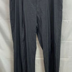 Wild Fable Wild Fable women's pinstripe pleated wide leg relaxed trousers pants stretch 17 Photo 0