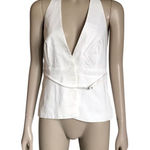ZARA NWT  White Halter Top Photo 0