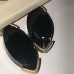 Kenneth Cole  Gold Tone Black CZ Rhinestone Dangling Boho Pierced Earrings Photo 4