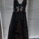 royal queen Black & Gold Prom Dress Photo 2
