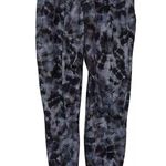 Athleta Salutation Printed Jogger Calypso Navy Size Medium Marble Spiral Soft Photo 2