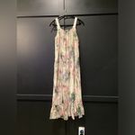 Soft Surroundings  Pastel Floral Layered chiffon cottagecore maxi Midi dress Photo 5