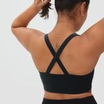 Everlane  The Perform Black Cropped Top Photo 3
