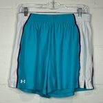 Under Armour  Woman’s Turquoise Casual Athletic Basketball Shorts Size Large Photo 0