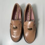 Free People Liv Camel Penny Leather Loafer Shoe Photo 6