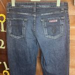 Hudson Jeans Vintage Hudson Y2K Low Rise Flare Leg Denim Jean Dark Wash Stretch Patch 27 Photo 2