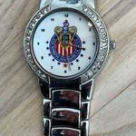 FEANCCI Ladies Watch Deportivo Guadalajara Soccer Club Crystals White Dial Photo 2