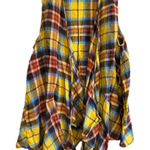 Cato  Women 1416W Plaid Open Front Duster Vest Cardigan Lightweight Photo 0