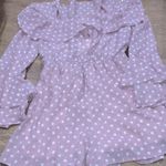 FAVLUX  size large pink polka dot flirty romper Photo 4
