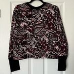 Joie  Caleigh Abstract Floral Sweatshirt - Size M - NWT Photo 8