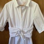 Gal Meets Glam Swayer Poplin Jumpsuit White Size 10 Photo 10