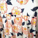 Loft Cream Sleeveless Blouse with Tie Front and Bib Collar Photo 5