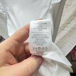 joe's jeans  White Eyelet Ruffle Sleeve Top size Medium Photo 4