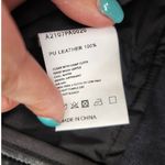 Lattelier Black Faux Leather Wide Leg Pants Women’s Size M Size M Photo 10