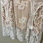 TwoTwinStyle medium white summer lace dress boho sexy padded adjustable garter Photo 3