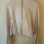 Lululemon  Scuba Half-Zip Hoodie XS/S Oversized White Opal Photo 0