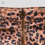We The Free Free People Denim Skirt Zip It Up O-Ring Leopard Print Women’s 28 Photo 9