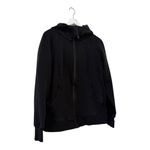 Lululemon  Scuba Hoodie Light Cotton Fleece Black Zip Up Jacket Size 12 Photo 1