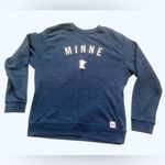 UP NORTH TRADING COMPANY Unisex Navy Minne Felt Crew, Size Women XL/Men Large Blue Photo 2