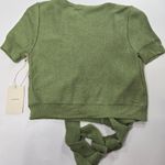 Tularosa Danny Wrap Sweater in Green Small Photo 10