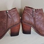 Kelsi Dagger NWOT  Brown Ankle Boots 7.5 Chunky Heel Photo 2