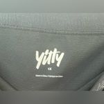 YITTY  Spotlight Ruched Bike Short Leggings Large Shimmered Iconic Black; size 1X Photo 5