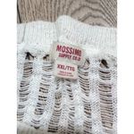 Mossimo Supply Co Mossimo Womens XXL 2X Cream Lace Trim High Low Sweater Knit Top Boho Hippie Photo 2