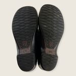 Ariat Del Mar Black Leather Silvertone Horse Bit 2" Heeled Clog SN 93601 7 Photo 6