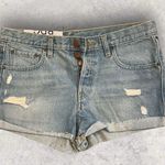 Urban Outfitters  BDG Tom Girl Mid Rise Distressed Denim Shorts Size 27 NEW Photo 0