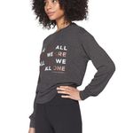 Spiritual Gangster NWT All One Savasana Gray Sweater Crew Neck Size XSmall Photo 12