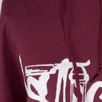 Jerzees “Hairdresser” Graphic Logo Fleece Maroon Hoodie Kangaroo Pocket Hoodie XL Photo 6
